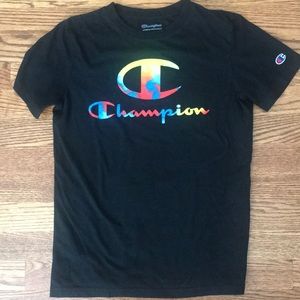 Boys Champion tee shirt. Black. Large